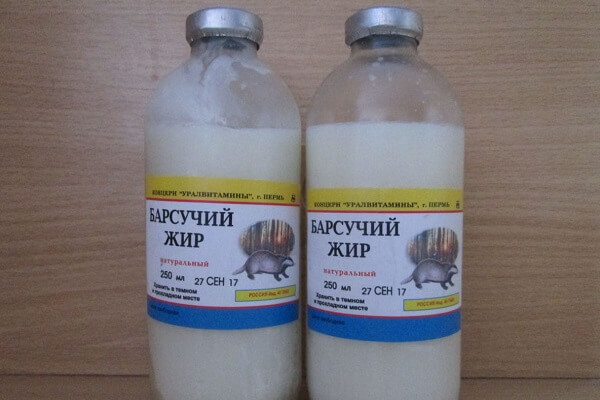 Натуральный барсучий жир, 250 мл. Натуральный барсучий жир - фото