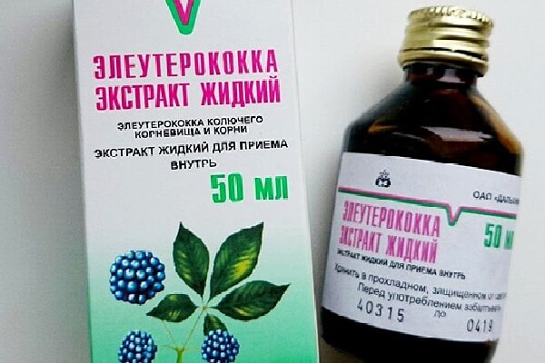 Настойка элеутерококка, 50 мл. Настойка элеутерококка - фото