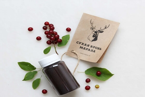Сухая кровь марала Кровь марала в порошке
