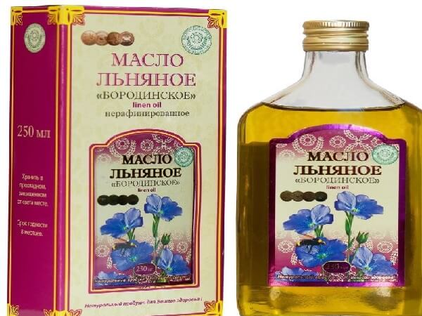 Льняное масло Бородинское Льняное масло - фото