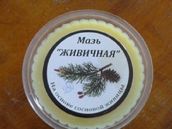 Живичная мазь - фото Мазь живичная на основе сосновой живицы