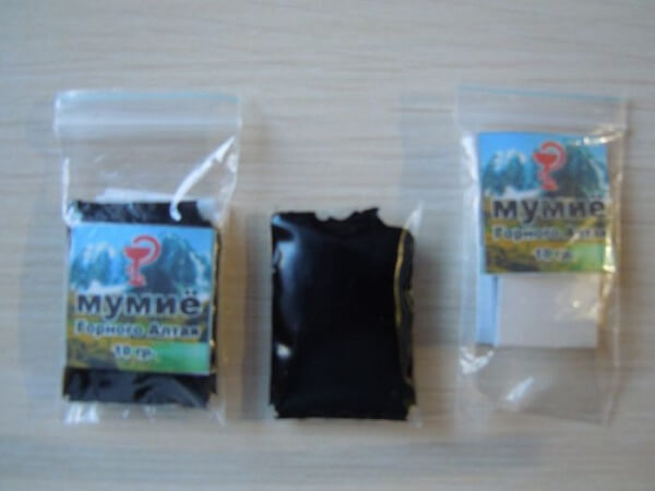 Мумие в пакете мумие алтайское - фото