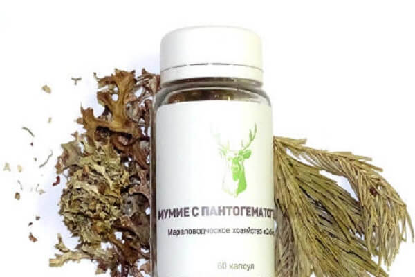 Мумие с пантогематогеном Кровь марала с мумие