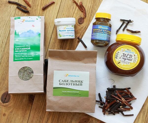 Набор народной медицины для суставов Набор сила и здоровье суставов