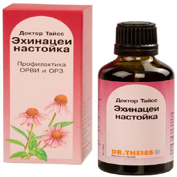 Аптечная настойка эхинацеи Доктор Тайсс Настойка эхинацеи Доктор Тайсс