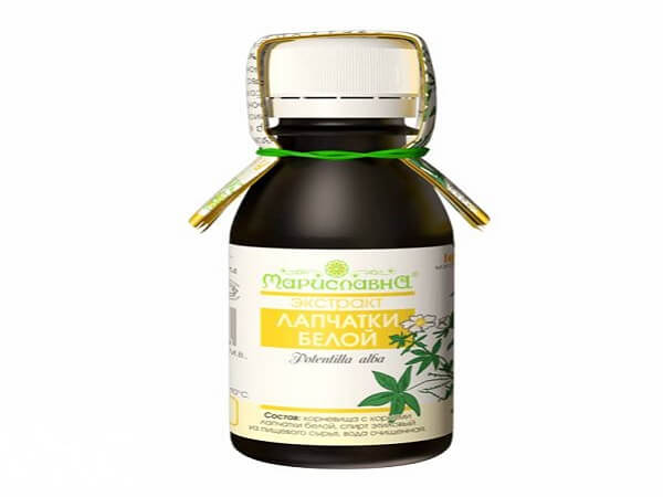 экстракт лапчатки белой Мираславна Настойка лапчатки белой фото