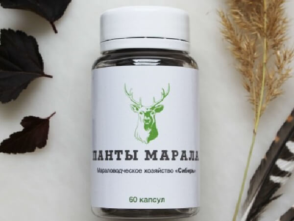 Пантокрин - фото Пантокрин 60 капсул