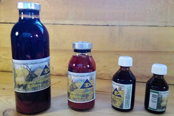 Настойка пантов изюбря Спиртовая настойка пантов изюбря