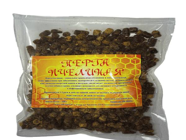 Пчелиная перга в пакете Перга фасованная - фото