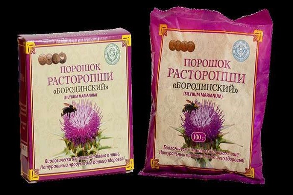 Порошок расторопши Бородинский Порошок расторопши - фото