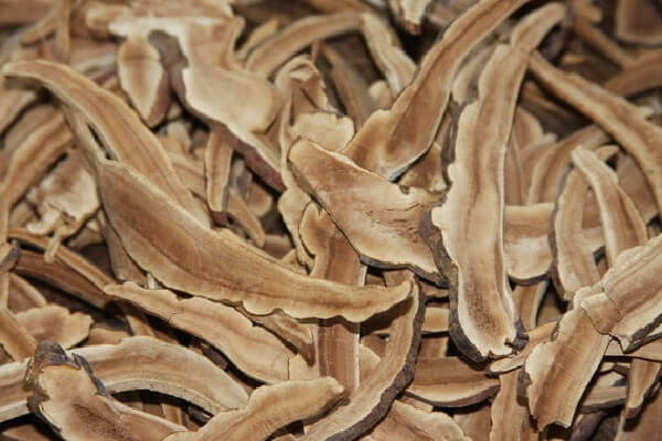 Сушеные и порезанные грибы Рейши Гриб Рейши сушеный