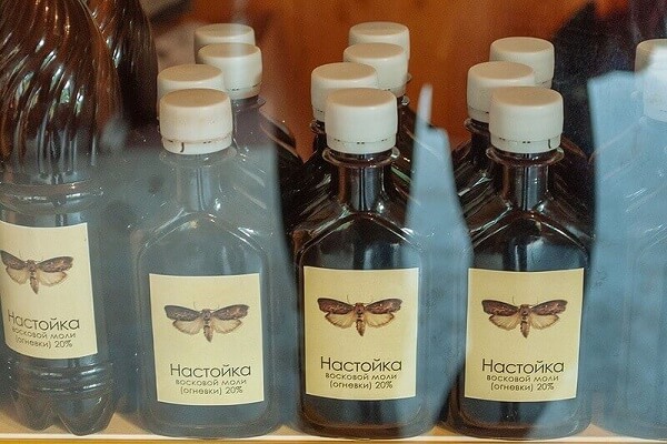 Огневка - настойка восковой моли на спирту Настойка восковая моль - фото